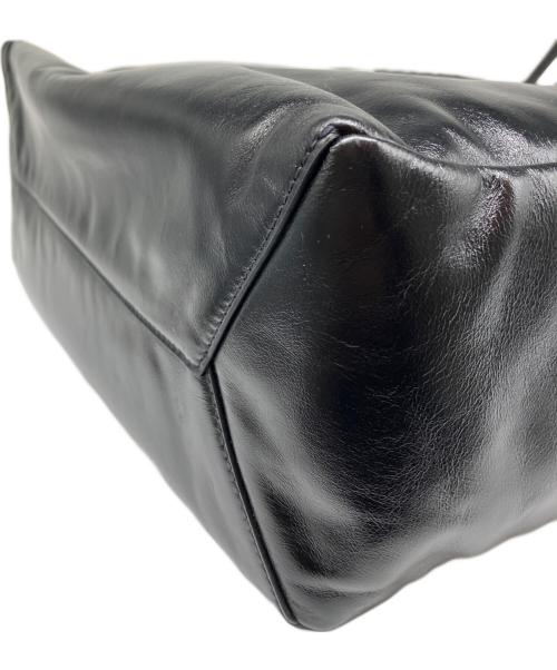 MIU MIU（ミュウミュウ）MIU MIU (ミュウミュウ) lvy レザーバッグ ブラックの古着・服飾アイテム