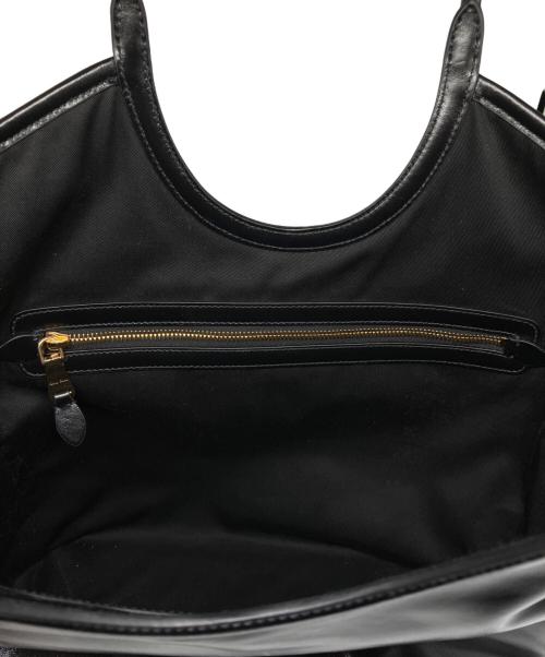 MIU MIU（ミュウミュウ）MIU MIU (ミュウミュウ) lvy レザーバッグ ブラックの古着・服飾アイテム