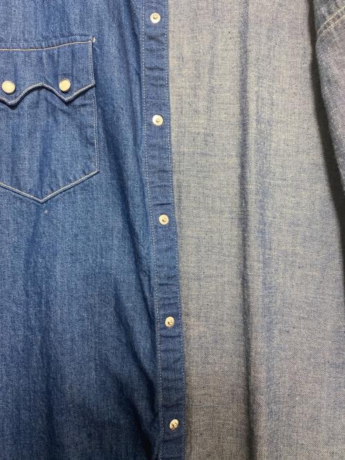 LEVI'S VINTAGE CLOTHING（リーバイス ビンテージ クロージング）LEVI'S VINTAGE CLOTHING (リーバイス ビンテージ クロージング) ショートホーンウエスタンシャツ ブルー サイズ:XLの古着・服飾アイテム