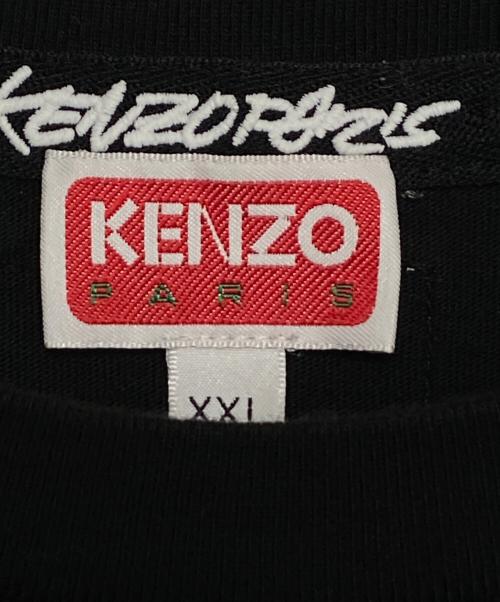 KENZO（ケンゾー）KENZO (ケンゾー) フラワープリントTシャツ ブラック サイズ:XXLの古着・服飾アイテム