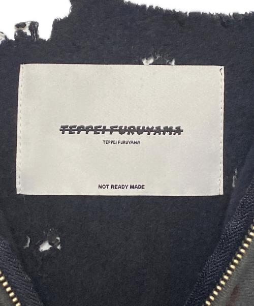 TEPPEI FURUYAMA（テッペイフルヤマ）teppei furuyama (テッペイフルヤマ) HARD CRASH PULLOVER ZIP-UP PARKA グレー サイズ:2の古着・服飾アイテム
