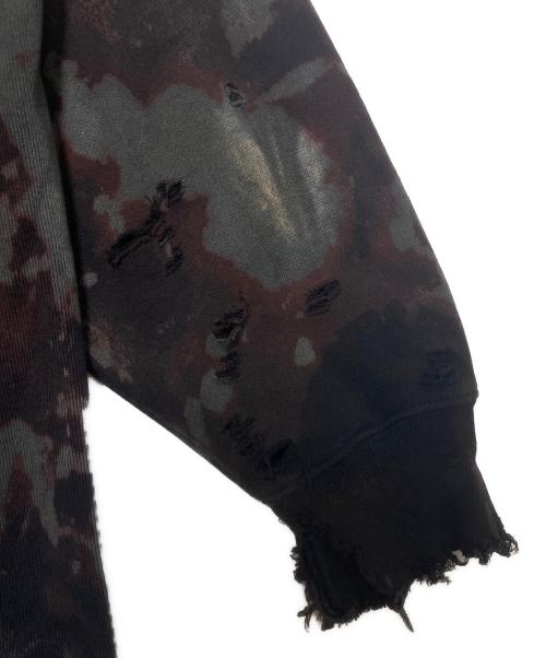 TEPPEI FURUYAMA（テッペイフルヤマ）teppei furuyama (テッペイフルヤマ) HARD CRASH PULLOVER ZIP-UP PARKA グレー サイズ:2の古着・服飾アイテム