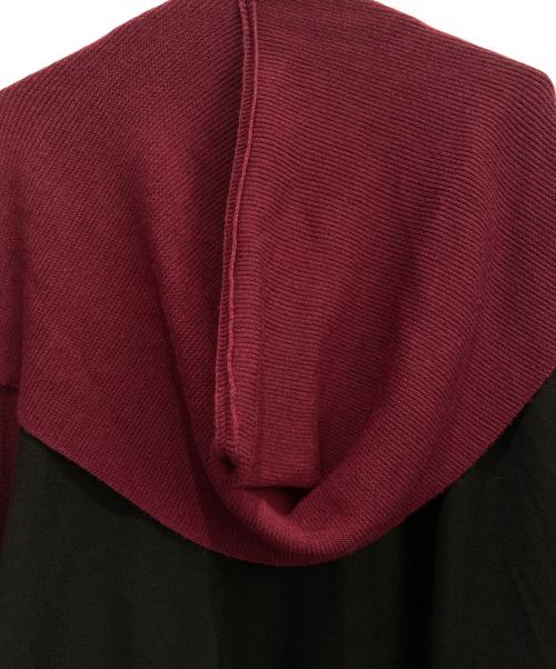 Vivienne Westwood man（ヴィヴィアン ウェストウッド マン）Vivienne Westwood man (ヴィヴィアン ウェストウッド マン) デザインカーディガン ボルドー×ブラック サイズ:Ｍの古着・服飾アイテム