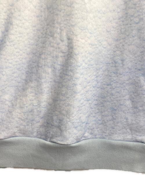 UNDERCOVER（アンダーカバー）UNDERCOVER (アンダーカバー) デザインコットンスウェットレイヤードフーディー スカイブルー サイズ:4の古着・服飾アイテム