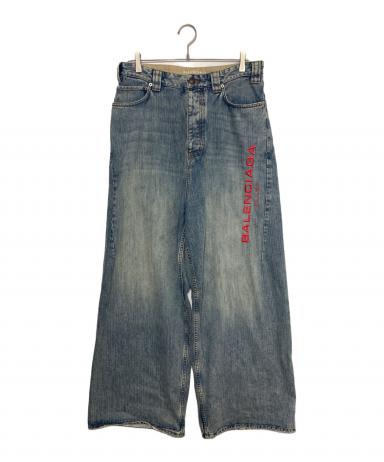 中古・古着通販】BALENCIAGA (バレンシアガ) Baggy jeans スカイブルー