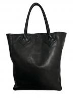 CHROME HEARTSクロムハーツ）の古着「LEATHER TOTE BAG AOYAMA 20th ANNIVERSARY」｜ブラック