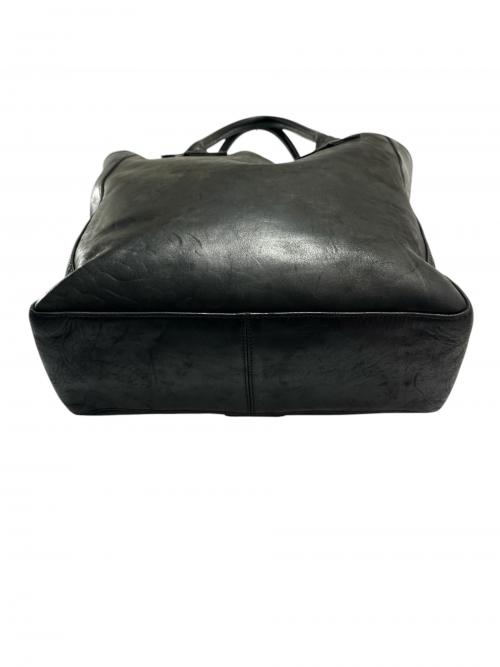 CHROME HEARTS（クロムハーツ）CHROME HEARTS (クロムハーツ) LEATHER TOTE BAG AOYAMA 20th ANNIVERSARY ブラックの古着・服飾アイテム