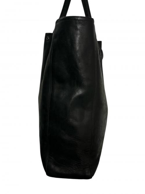 CHROME HEARTS（クロムハーツ）CHROME HEARTS (クロムハーツ) LEATHER TOTE BAG AOYAMA 20th ANNIVERSARY ブラックの古着・服飾アイテム