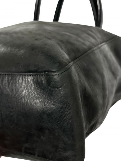 CHROME HEARTS（クロムハーツ）CHROME HEARTS (クロムハーツ) LEATHER TOTE BAG AOYAMA 20th ANNIVERSARY ブラックの古着・服飾アイテム