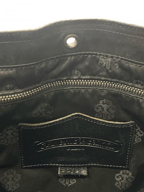 CHROME HEARTS（クロムハーツ）CHROME HEARTS (クロムハーツ) LEATHER TOTE BAG AOYAMA 20th ANNIVERSARY ブラックの古着・服飾アイテム
