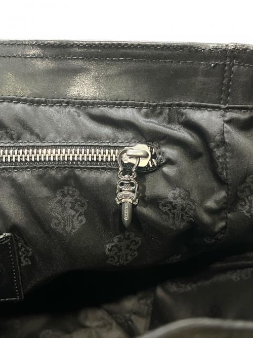 CHROME HEARTS（クロムハーツ）CHROME HEARTS (クロムハーツ) LEATHER TOTE BAG AOYAMA 20th ANNIVERSARY ブラックの古着・服飾アイテム