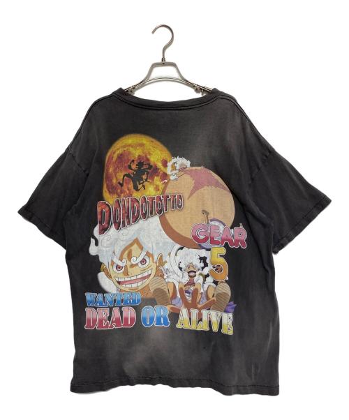 SAINT MICHAEL（セントマイケル）SAINT MICHAEL (セントマイケル) OP SS T-SHIRT/LUFFY/BLACK ブラック サイズ:XLの古着・服飾アイテム