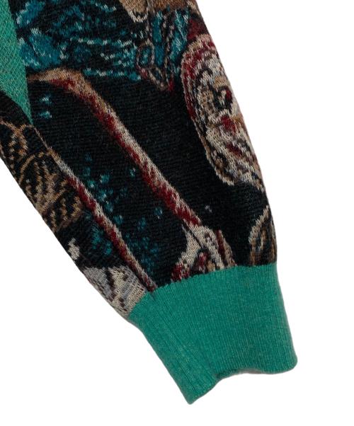 WACKO MARIA（ワコマリア）WACKO MARIA (ワコマリア) MOHAIR JACQUARD KNIT SWEATER グリーン サイズ:XLの古着・服飾アイテム