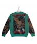 WACKO MARIA (ワコマリア) MOHAIR JACQUARD KNIT SWEATER グリーン サイズ:XL：50000円