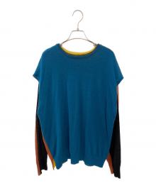 beautiful people（ビューティフルピープル）の古着「flip sheer wool pullover」｜マルチカラー