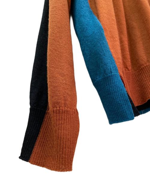 beautiful people（ビューティフルピープル）beautiful people (ビューティフルピープル) flip sheer wool pullover マルチカラー サイズ:42の古着・服飾アイテム