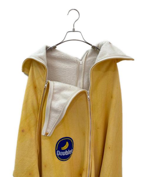 doublet（ダブレット）doublet (ダブレット) PEELABLE BANANA HOODIE イエロー サイズ:Sの古着・服飾アイテム