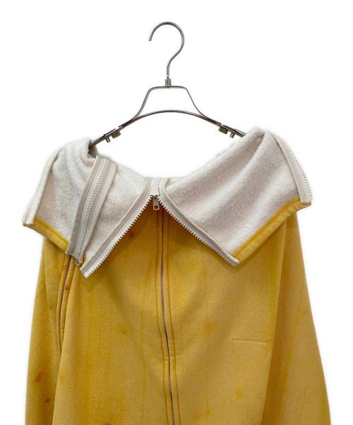 doublet（ダブレット）doublet (ダブレット) PEELABLE BANANA HOODIE イエロー サイズ:Sの古着・服飾アイテム