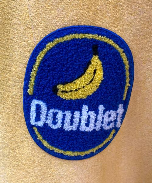 doublet（ダブレット）doublet (ダブレット) PEELABLE BANANA HOODIE イエロー サイズ:Sの古着・服飾アイテム