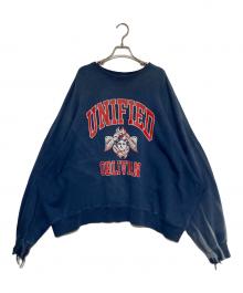 SAINT MICHAEL（セントマイケル）の古着「CREW SWEAT UNIFIED」｜ネイビー