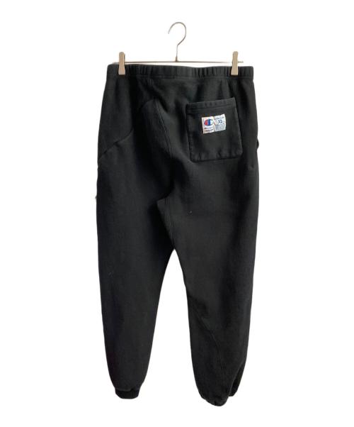 Champion（チャンピオン）Champion (チャンピオン) UNDERCOVER (アンダーカバー) リバースウィーブスウェットパンツ ブラック サイズ:XLの古着・服飾アイテム