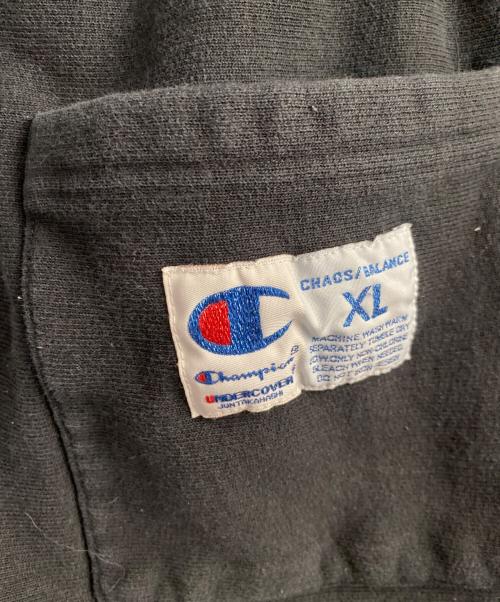 Champion（チャンピオン）Champion (チャンピオン) UNDERCOVER (アンダーカバー) リバースウィーブスウェットパンツ ブラック サイズ:XLの古着・服飾アイテム