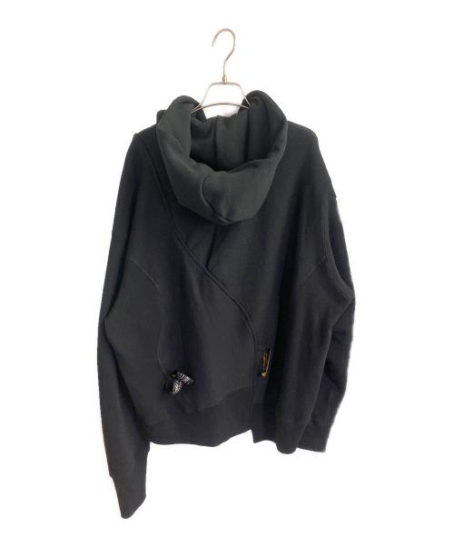 Champion（チャンピオン）Champion (チャンピオン) UNDERCOVER (アンダーカバー) リバースウィーブジップフーデッドスウェットシャツ ブラック サイズ:XXLの古着・服飾アイテム