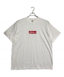 SUPREME（シュプリーム）の古着「Arabic Box Logo Tee」｜ホワイト