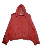 READYMADEレディメイド）の古着「DOUBLE FACE HOODIE」｜レッド