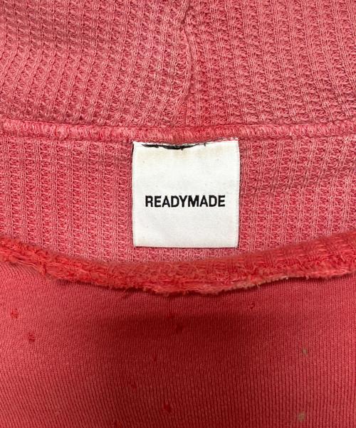 READYMADE（レディメイド）READYMADE (レディメイド) DOUBLE FACE HOODIE レッド サイズ:Lの古着・服飾アイテム