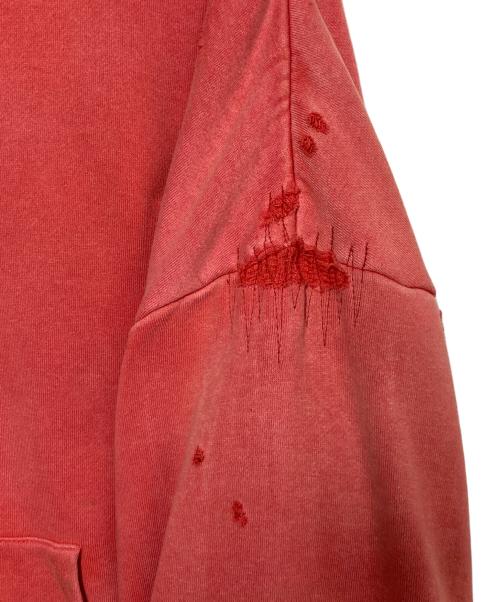READYMADE（レディメイド）READYMADE (レディメイド) DOUBLE FACE HOODIE レッド サイズ:Lの古着・服飾アイテム