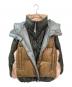 中古・古着 beautiful people (ビューティフルピープル) NANGA (ナンガ) multilayering down vest blouson ピンク×グリーン サイズ:42：60000円