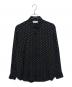 Saint Laurent Paris（サンローランパリ）の古着「アンカー 総柄シャツ」｜ブラック