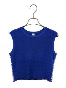 CHROME HEARTS（クロムハーツ）の古着「CH PLUS MONOGRAM TANK TOP/タンクトップ ブルー」｜ブルー