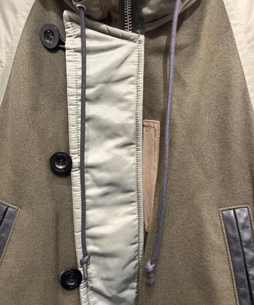 sacai（サカイ）sacai (サカイ) ナイロン切替ボンバーコート カーキ サイズ:2の古着・服飾アイテム