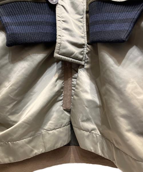 sacai（サカイ）sacai (サカイ) ナイロン切替ボンバーコート カーキ サイズ:2の古着・服飾アイテム