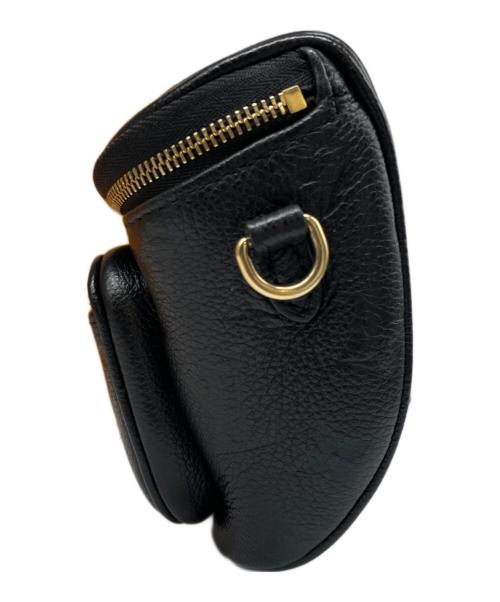 LOUIS VUITTON（ルイ ヴィトン）LOUIS VUITTON (ルイ ヴィトン) ミニバムバッグ/ショルダーバッグ ブラックの古着・服飾アイテム