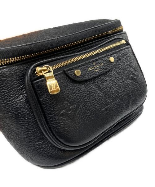 LOUIS VUITTON（ルイ ヴィトン）LOUIS VUITTON (ルイ ヴィトン) ミニバムバッグ/ショルダーバッグ ブラックの古着・服飾アイテム