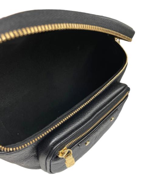 LOUIS VUITTON（ルイ ヴィトン）LOUIS VUITTON (ルイ ヴィトン) ミニバムバッグ/ショルダーバッグ ブラックの古着・服飾アイテム