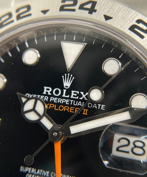 ROLEX（ロレックス）ROLEX (ロレックス) エクスプローラーⅡRaf.226570 黒文字盤 42mm ブラック サイズ:42mmの古着・服飾アイテム