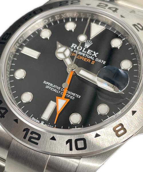 ROLEX（ロレックス）ROLEX (ロレックス) エクスプローラーⅡRaf.226570 黒文字盤 42mm ブラック サイズ:42mmの古着・服飾アイテム