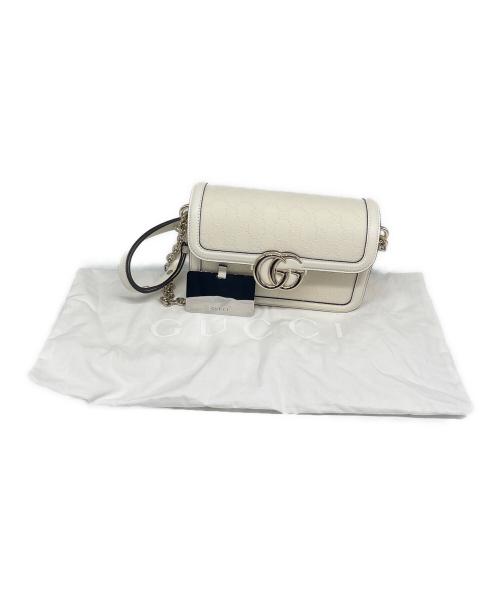 GUCCI（グッチ）GUCCI (グッチ) GGマーモント Go スモール アイボリー サイズ:ーの古着・服飾アイテム