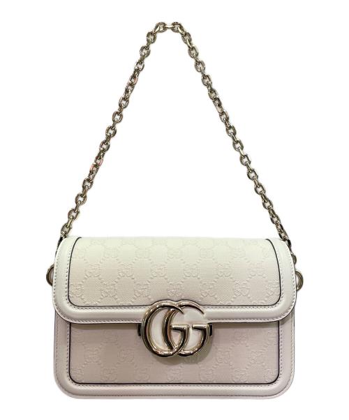 GUCCI（グッチ）GUCCI (グッチ) GGマーモント Go スモール アイボリー サイズ:ーの古着・服飾アイテム