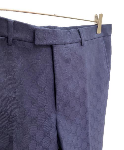 GUCCI（グッチ）GUCCI (グッチ) GGセットアップスーツ 673187ZAKF8 ネイビー サイズ:52の古着・服飾アイテム