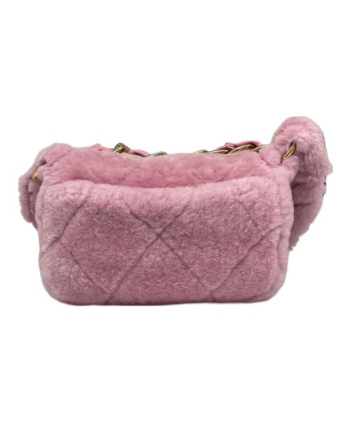 CHANEL（シャネル）CHANEL (シャネル) Flap Bag Shearling Lambskin ピンクの古着・服飾アイテム