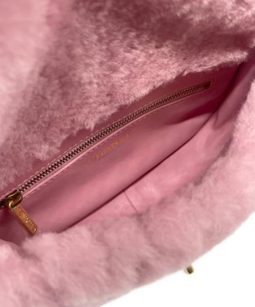 CHANEL（シャネル）CHANEL (シャネル) Flap Bag Shearling Lambskin ピンクの古着・服飾アイテム