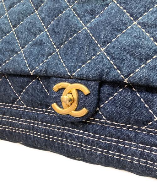 CHANEL（シャネル）CHANEL (シャネル) Large Bowling Bag/2WAYバッグ インディゴの古着・服飾アイテム