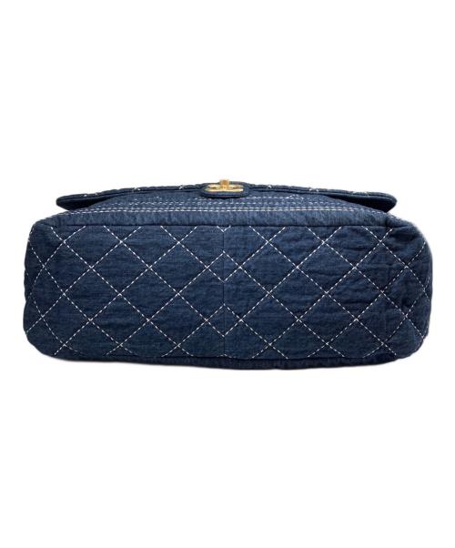 CHANEL（シャネル）CHANEL (シャネル) Large Bowling Bag/2WAYバッグ インディゴの古着・服飾アイテム