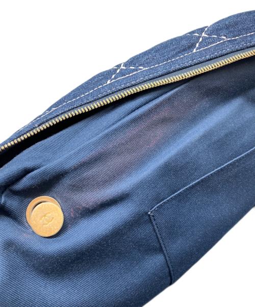 CHANEL（シャネル）CHANEL (シャネル) Large Bowling Bag/2WAYバッグ インディゴの古着・服飾アイテム