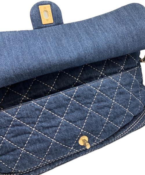 CHANEL（シャネル）CHANEL (シャネル) Large Bowling Bag/2WAYバッグ インディゴの古着・服飾アイテム